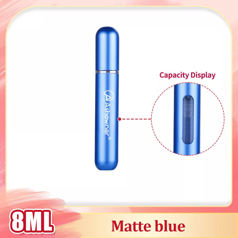 Mini Portable Perfume Bottle Spray in various colors and sizes for on-the-go fragrance