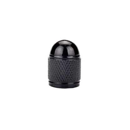 Aluminium mountain bike tyre valve cap with decorative beads and chain design