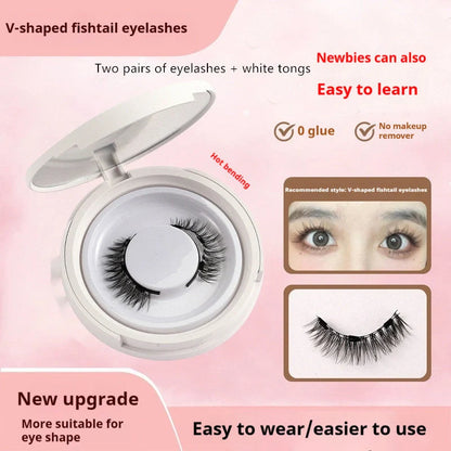 Magnetic Suction False Eyelashes in various styles and options for customizable glamour