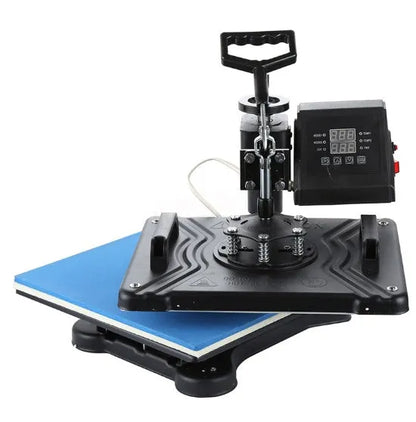 Black thermal transfer printing machine for T-shirts and fabric with 70cm working area