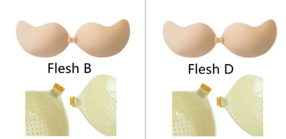 Lala Goddess Deep V Invisible Bra for women, seamless support under swimwear and dresses