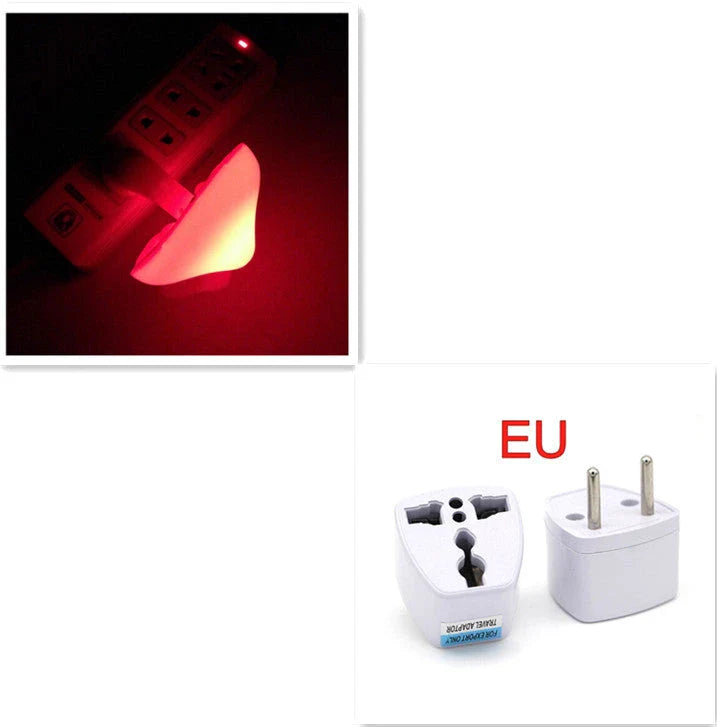 Cozy Bedroom LED Night Light with Motion Sensor - Warm, Energy-Efficient Lighting for Relaxation