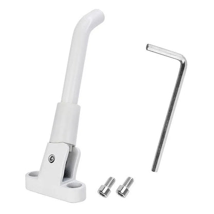 Aluminium alloy electric scooter foot brace in black, white and grey colour options