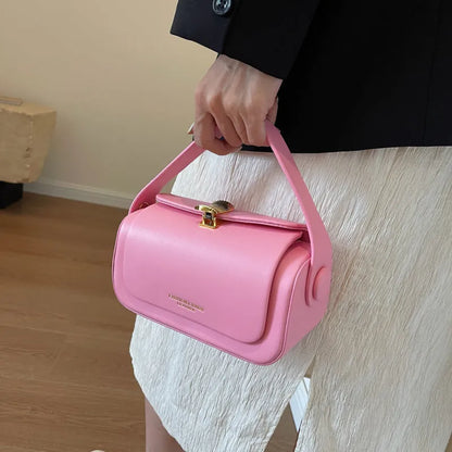 Women's personalised shoulder messenger bag in beige with lettering, showing adjustable strap and reinforced stitching details