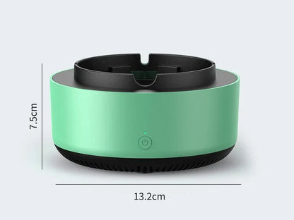 Compact and Powerful Smoke Eliminating Air Purifier Ashtray for Cars - Freshens Driving Experience with Negative Ion Technology