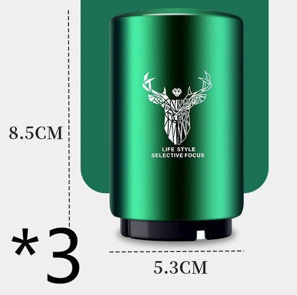 Stainless steel automatic beer bottle opener with one-hand operation