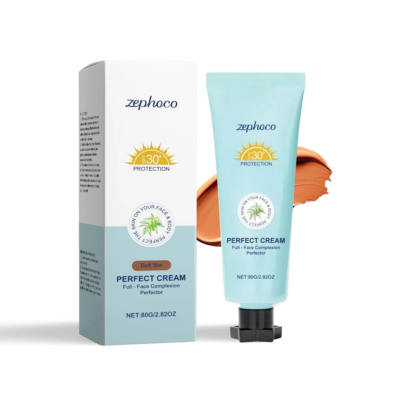 Curdling Sunscreen Moisturising Liquid Foundation bottle showing three shade options for UK skin tones