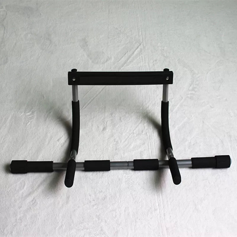 Indoor fitness door frame pull-up bar for strength training
