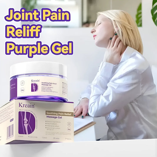White and blue tube of Joint Pain Care Gel, 100g, for muscle and joint relief