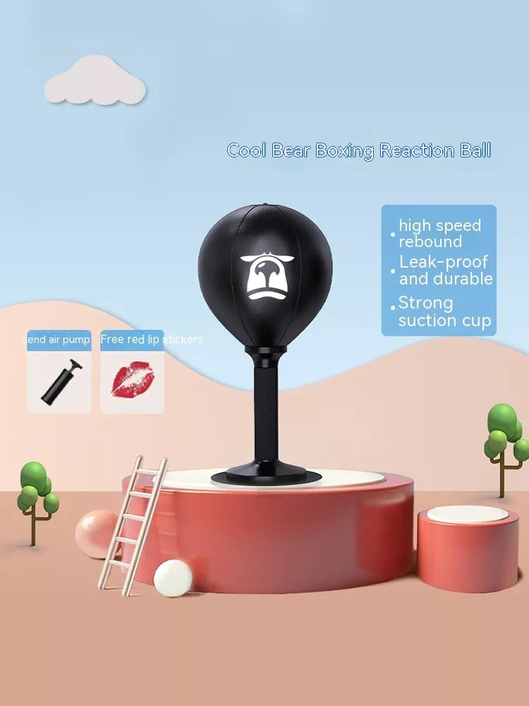 Boxing Desktop Speed Ball in Cool Bear style for agility training