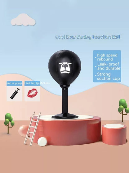 Boxing Desktop Speed Ball in Cool Bear style for agility training