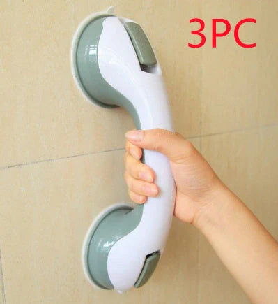 ABS Plastic Suction Cup Bathroom Handrail in various colors for enhanced safety