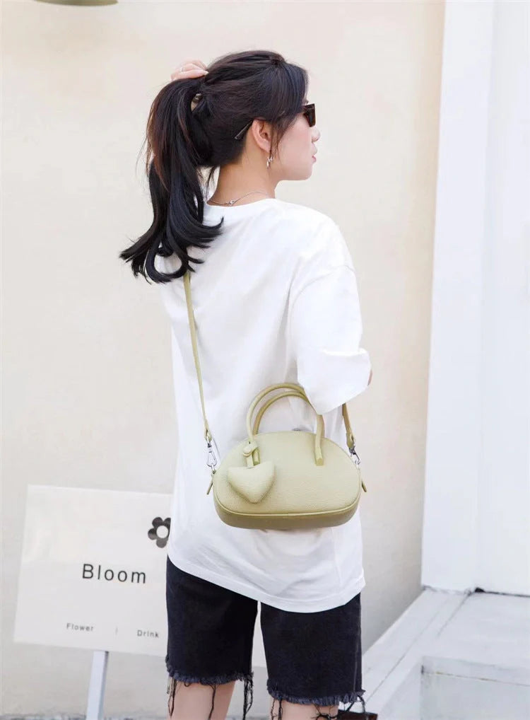 2024 Women's Luxury Designer Heart Crossbody Bag in various colors