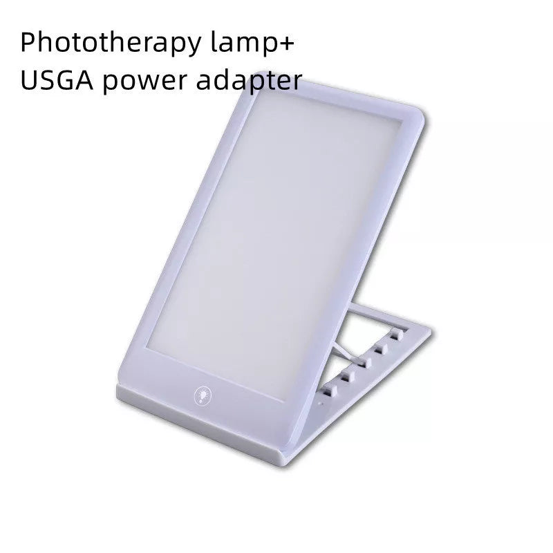 Solar Light Therapy Lamp with adjustable brightness settings for mood enhancement