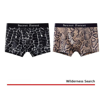 Men's loose fit thin boxer shorts in black, grey, and brown colour options.