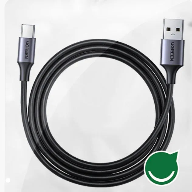 Black Lvlian 1m USB to USB-C charging and data cable for mobile phones and tablets