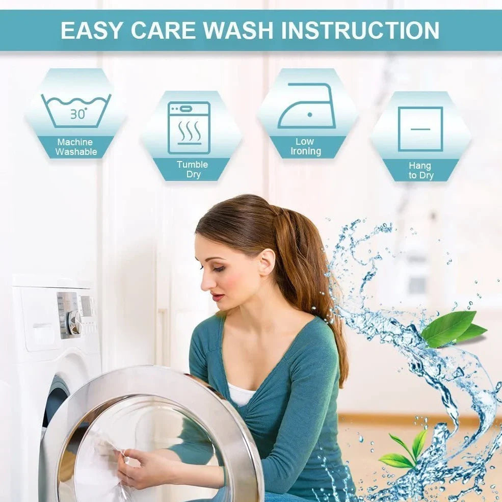 White opaque waterproof outdoor curtain measuring 132cm × 213cm for balcony privacy and sun protection