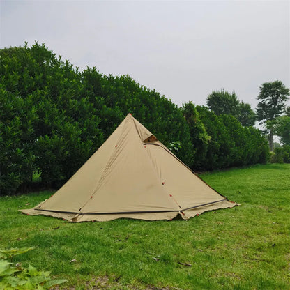 400PRO Winter Snow Skirt Camping Tent in army green, brown, and grey curtain yarn options