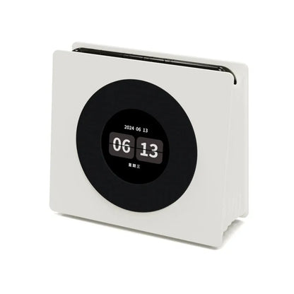 Floating lyrics Bluetooth speaker in white with lighting, 5W output, for desktop and home use