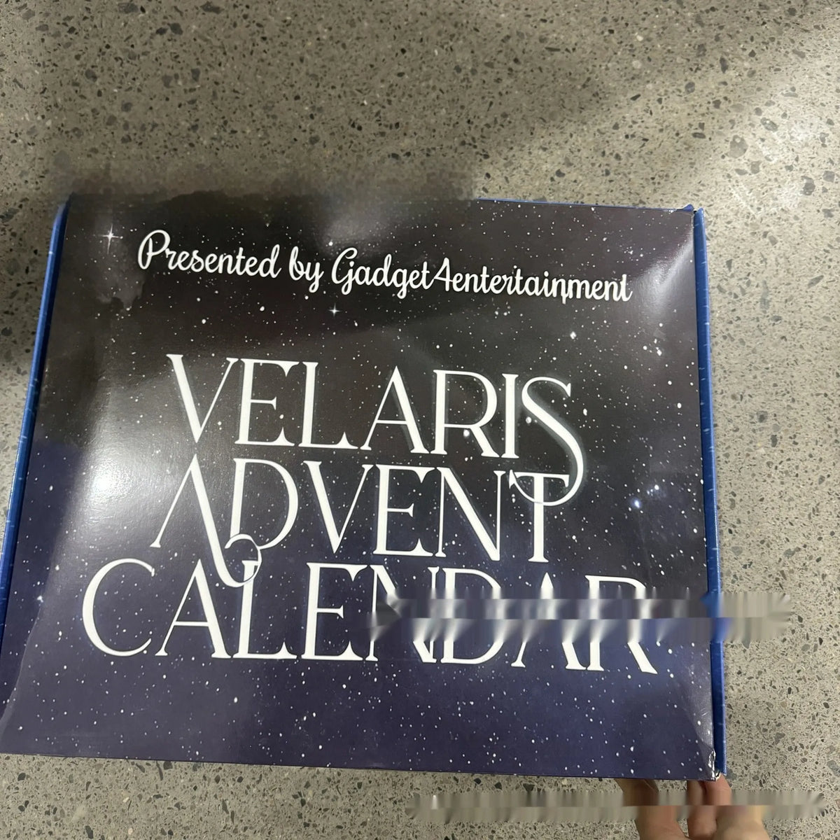 2024 Verris decorative Christmas gift box, 32 x 27 x 5.5 cm, for advent and festive display