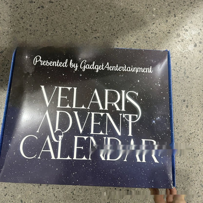 2024 Verris decorative Christmas gift box, 32 x 27 x 5.5 cm, for advent and festive display