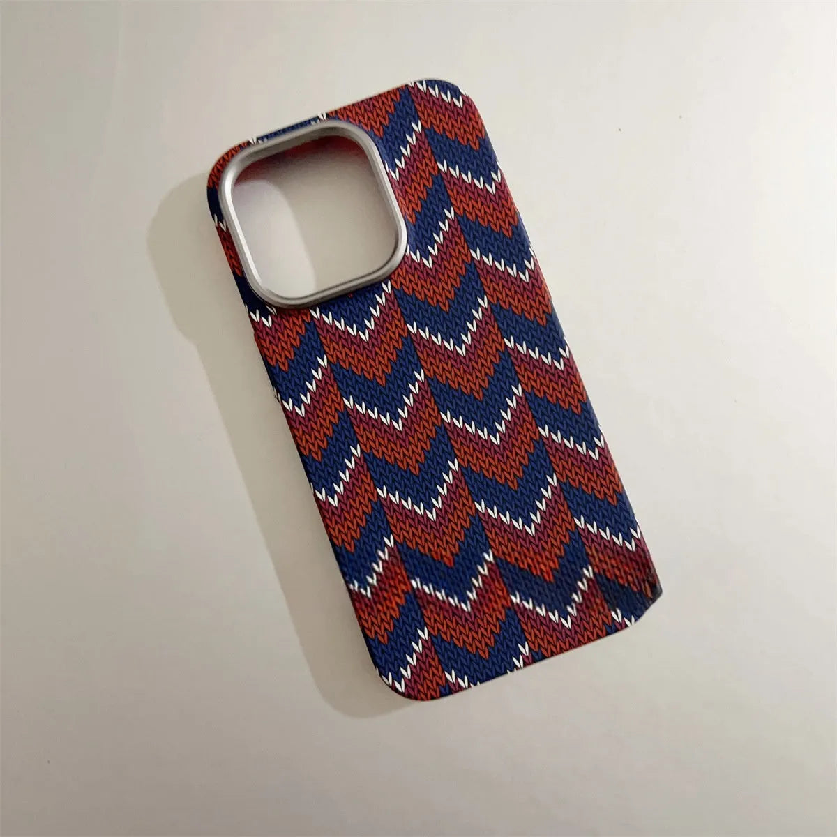 Kevlar skin feeling hard PC phone case with micro relief and magnetic suction for iPhone 12-15 Pro Max.