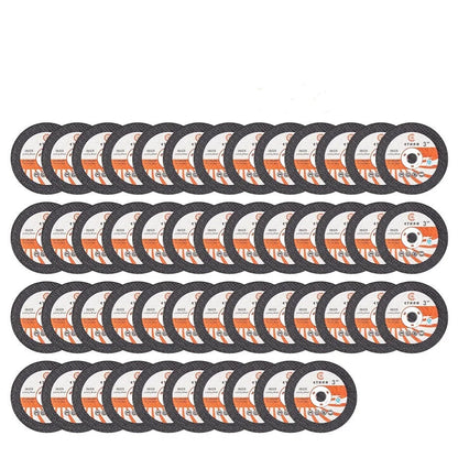 HILDA 3-Inch Diamond Sanding Sheets for angle grinders, 50-piece pack