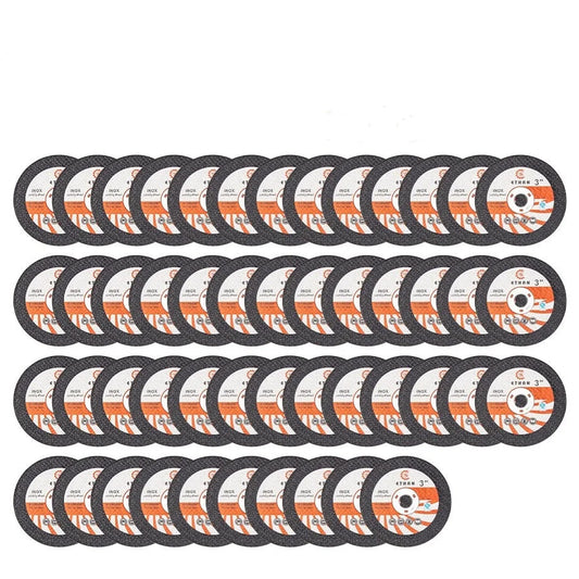 HILDA 3-Inch Diamond Sanding Sheets for angle grinders, 50-piece pack