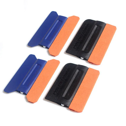 Car film scraper tool with four texture options for vinyl wrap and window tint removal