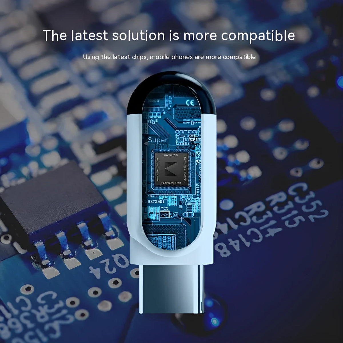 Smartphone infrared emission remote control with Type-C, Micro-USB, or Apple Lightning interface, 30x11x7.5mm, key ring and silicone cover