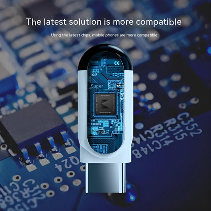 Smartphone infrared emission remote control with Type-C, Micro-USB, or Apple Lightning interface, 30x11x7.5mm, key ring and silicone cover