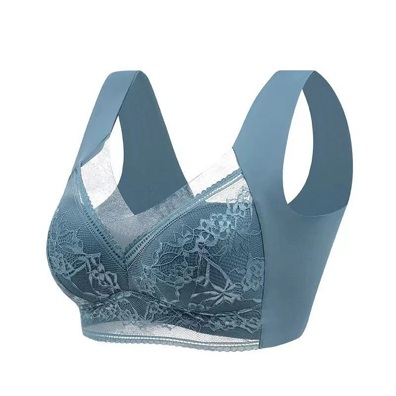 Cool summer ice silk seamless bras for women, offering breathable comfort and stylish design