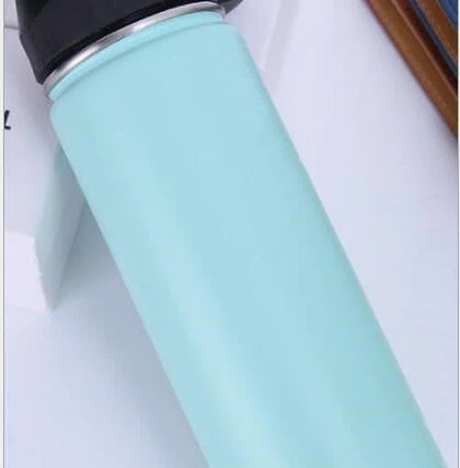 Premium stainless steel insulated water bottle in various colors, perfect for outdoor activities and hydration