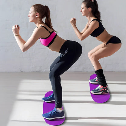 Simply Fit Board ABS balance board showing rotating mechanism and 60x24cm platform