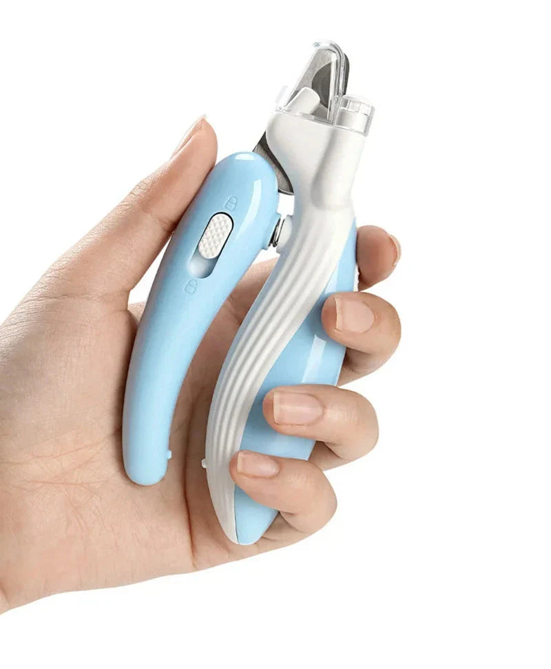 Electric Pet Nail Trimmer with LED Light for Cats and Dogs - Precisely Trim Nails with Ergonomic Design and Bright Illumination