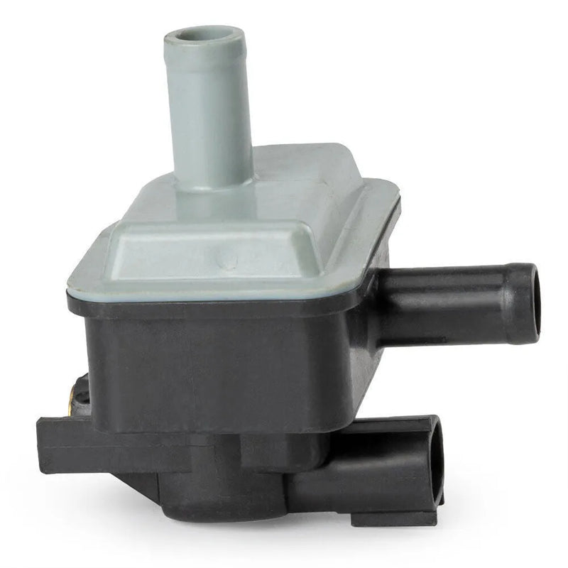 Vacuum solenoid valve 90910-12283 compatible with Toyota vehicles, black electromagnetic component for engine vacuum control systems, direct replacement part designed for precise airflow regulation