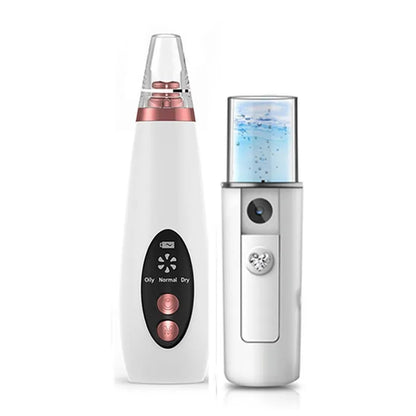 Facial LED light beauty instrument made of ABS, 165x45x46mm, USB rechargeable with 750mAh battery.