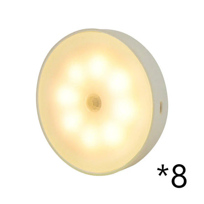USB-powered motion-activated LED puck lights for cabinets, closets, and other small spaces