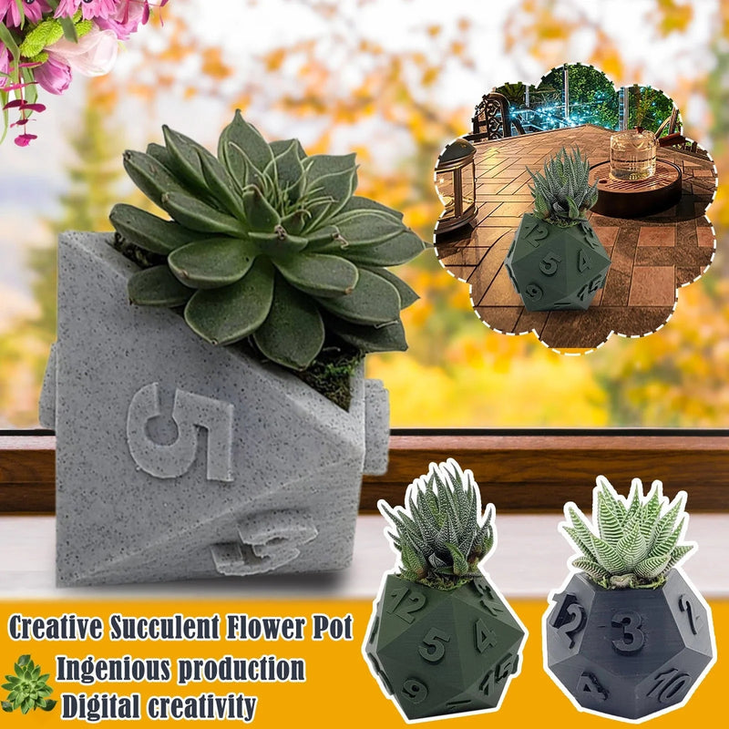 Chic Planter Pot for Succulents and Tabletop Decor