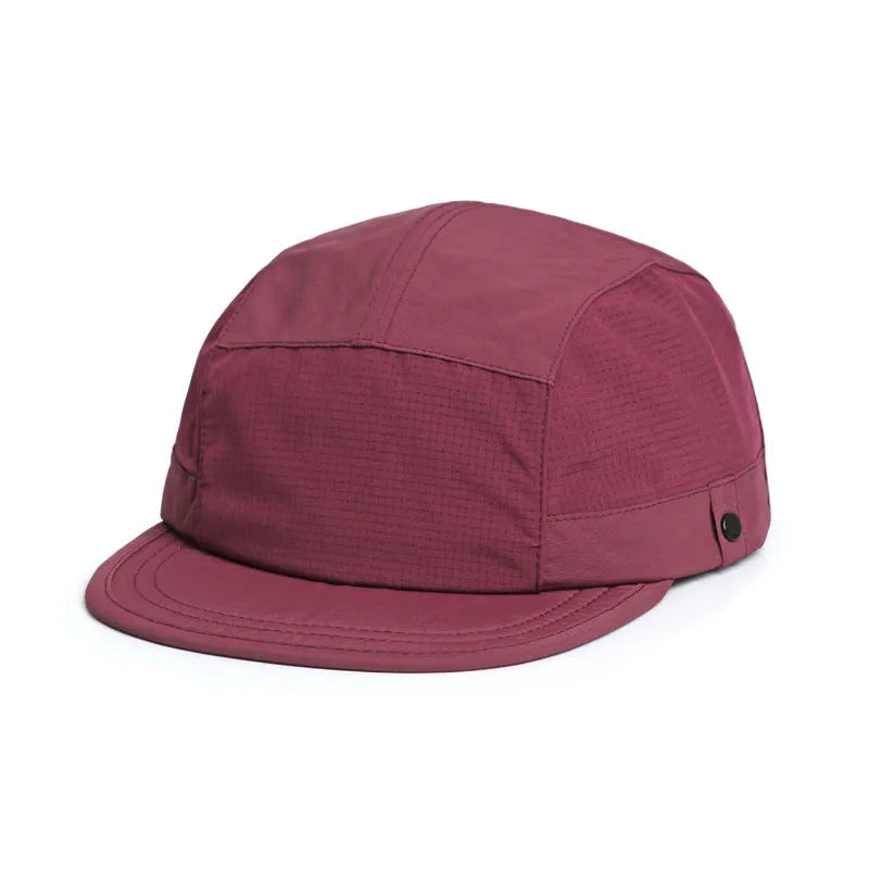 Breathable soft tongue cap with dome crown design in army green colour, showing 56-58cm size and polyester fabric construction
