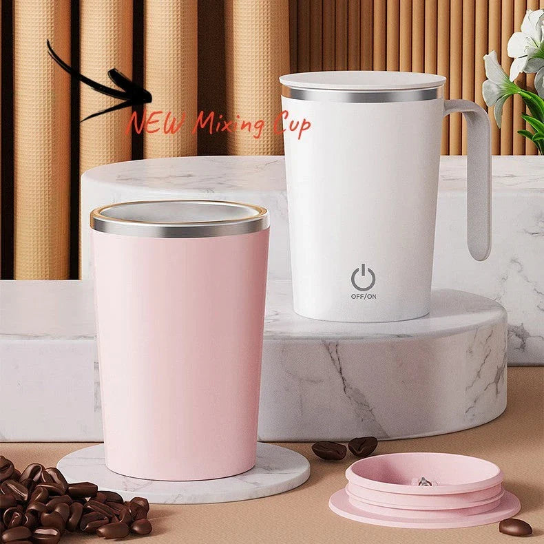 Hhomeenjoy Automatic Stirring Coffee Mug - Hands-Free Mixing for Perfectly Blended Beverages