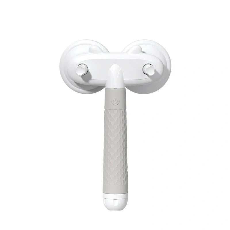 Double-headed negative ion pet brush with self-cleaning feature in pink, blue, and grey