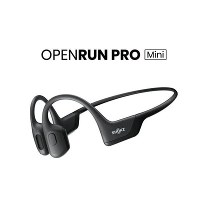 Wireless bone conduction earphones with titanium alloy frame in neck-hanging sports design