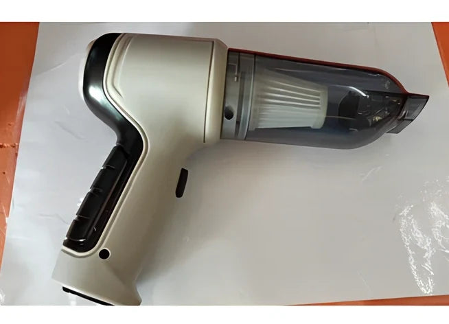 Wireless handheld car vacuum cleaner with multiple nozzle attachments for vehicle interior cleaning