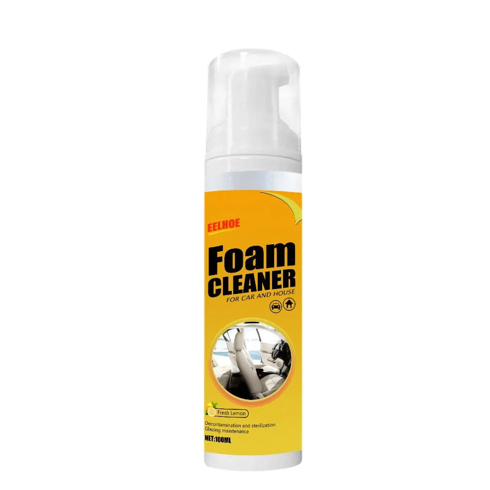 30ml car interior foam cleaner in 112mm container for spot cleaning seats and ceiling