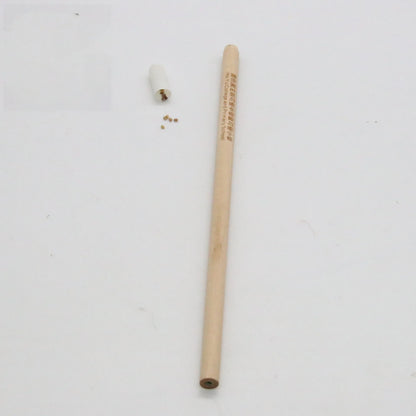 Seed pencil HB refill capsule in multiple colours containing plantable seeds