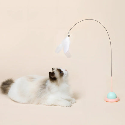 25cm Doumao Stick cat toy in bright colours with ABS plastic construction