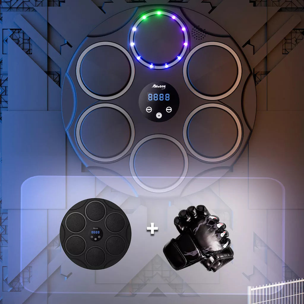 Smart Bluetooth Music Boxing Target with colored lights for fitness training