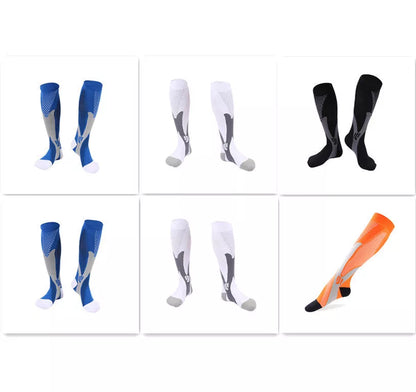 Outdoor Sports Magic Compression Stretch Socks in various colors for enhanced athletic performance