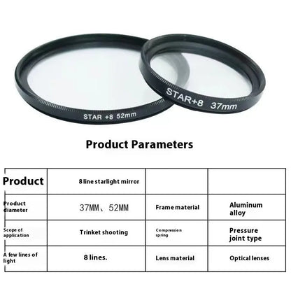 Starlight mirror jewellery photography prop in 37mm and 52mm sizes with 52 Starlight and 37 Starlight colour options